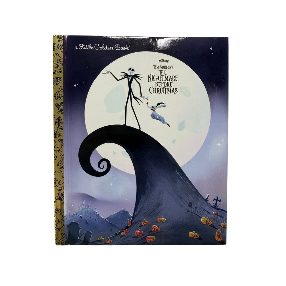 Disney Nightmare Before Christmas Little Golden Book Hardcover New